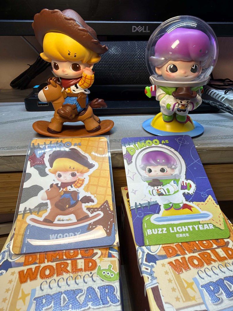 Popmart Dimoo Pixar Buzz & Woody Figure (Category: Figurines & Statues) located in Marikina City. Submitted by lemonlover2 (Listing ID 1470727997, Image 2). Description: Dimoo Pixar Set. Buzz and Woody ₱1500 only 📍Marikina City Complete inclusions slightly nego if kunin agad. Can meet up near by areas 📦J&T & SSD No issues Comes with popmart freebie Can send vids and pics to sure buyer Rfs: no more sparks focusing on hironos 🫶.