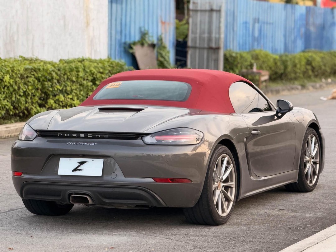 Porsche 718 Boxster Auto (Category: Used Cars) located in Manila. Submitted by quality_cars (Listing ID 1470629471, Image 3). Description: Fresh In‼️ Elegance in every detail. Performance without compromise. 💯 For Sale | Trade-In | Financing Accepted 2024 Porsche Boxster 718 Automatic Transmission Mileage: 5k+ Original Mileage Ending Plate: Friday Coding Color: Gray Engine: 2.0L Turbocharged Flat 4-Boxer Fuel Type: Gasoline Upgrades & Features: 