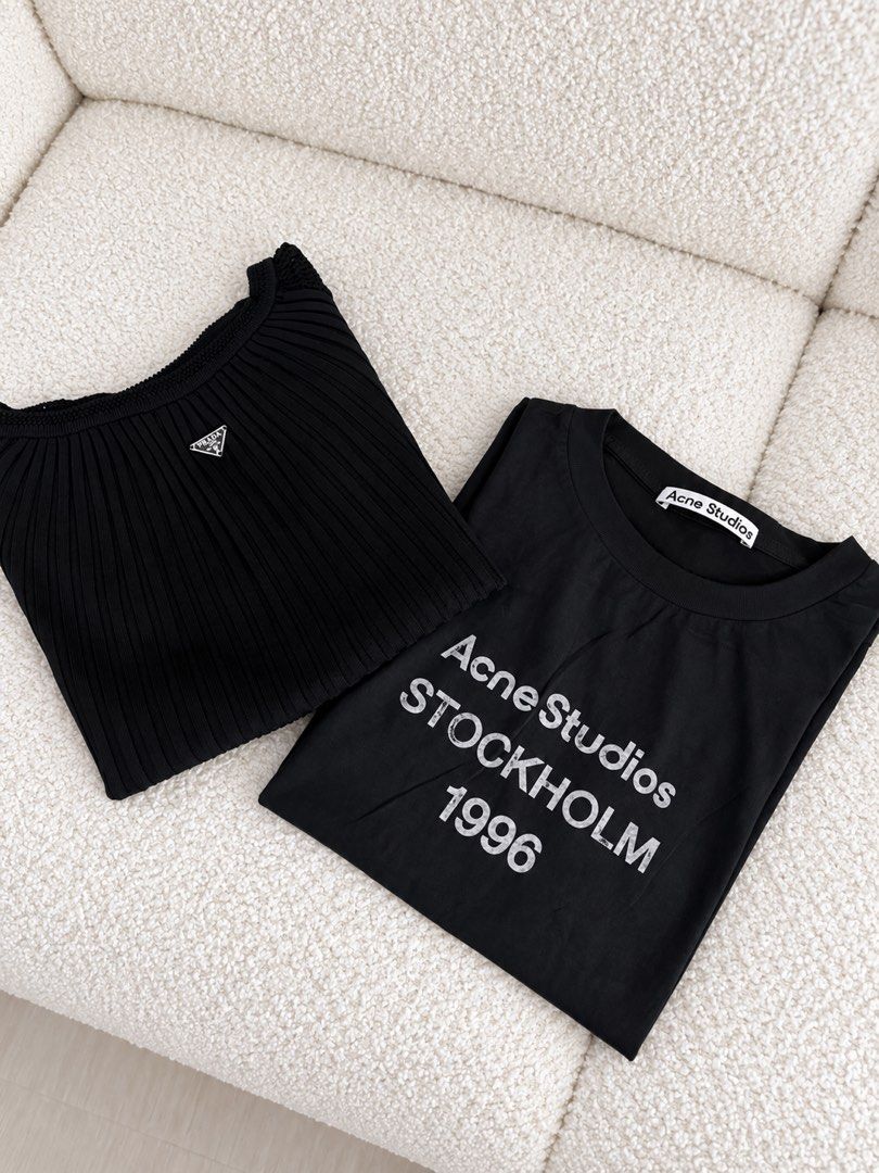▪️Prada | Acne Studio shirt top (Category: Luxury Apparel) located in Makati City. Submitted by aveltot_rig (Listing ID 1470681781, Image 3). Description: .