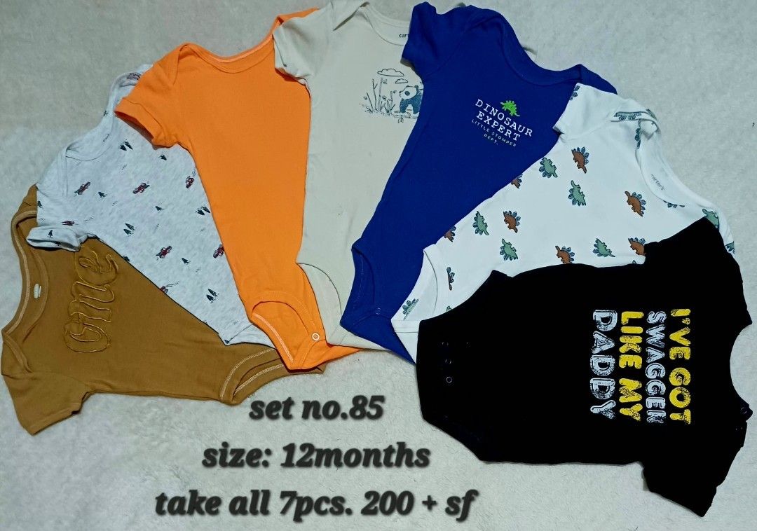 PRELOVED BABY ONESIES (BOY) (Category: Babies & Kids Fashion) located in Manila. Submitted by amitz (Listing ID 1470740701, Image 2). Description: .
