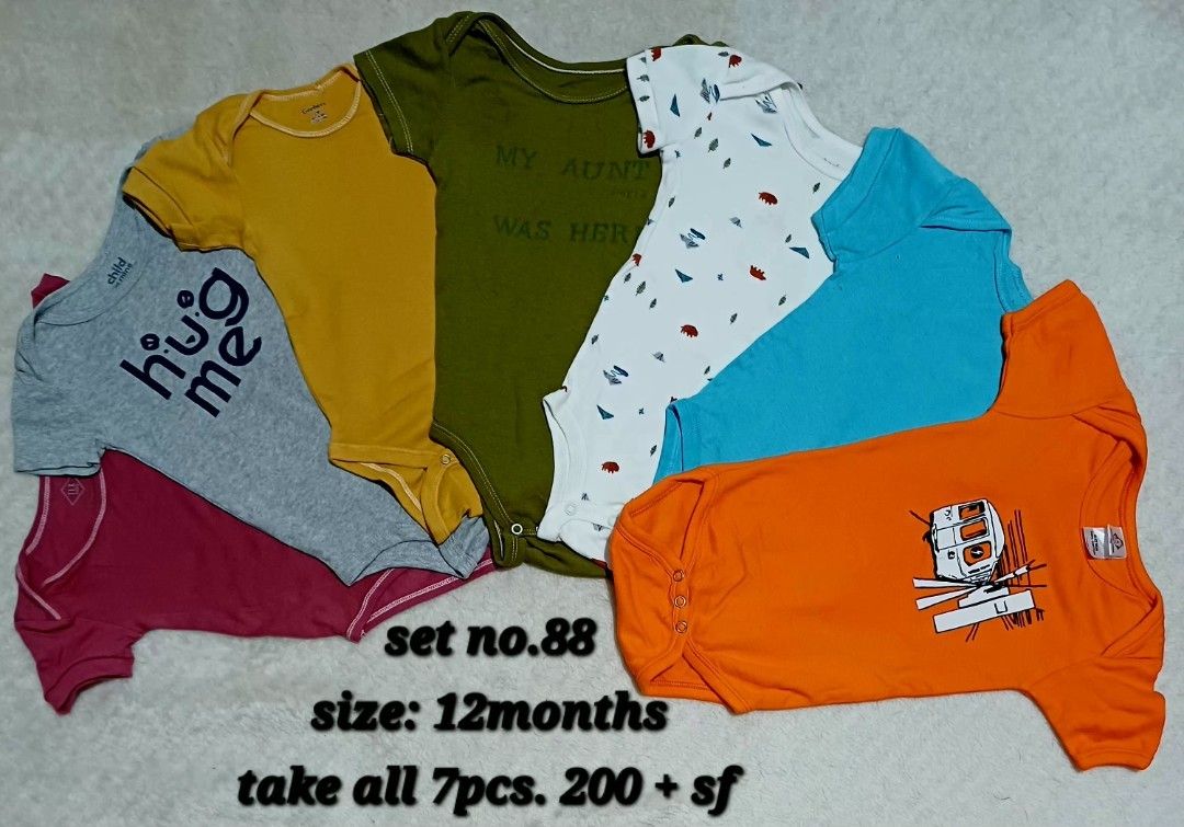 PRELOVED BABY ONESIES (BOY) (Category: Babies & Kids Fashion) located in Manila. Submitted by amitz (Listing ID 1470740701, Image 3). Description: .