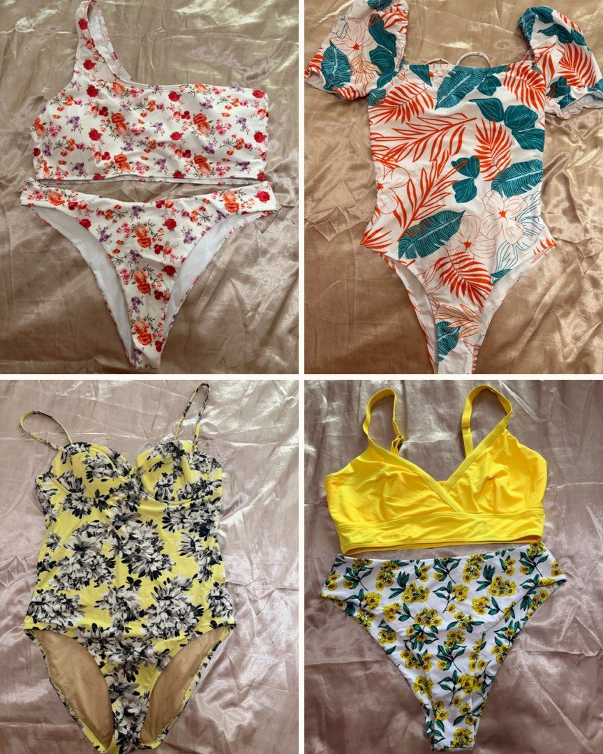 Pre-Loved Swimsuits (Category: Bikinis & Swimsuits) located in Marikina City. Submitted by chess.0201 (Listing ID 1470692498, Image 2). Description: Pre-loved Swimsuit Hiiii! I am selling my pre-loved (still in good condition) swimsuits!! Size usually would fit L-2XL body frame (36-38in). Since these are pre-loved/used and nastuck lang sa cabinet, I will have it re-washed before ipaship if ever so clean na sya pagdating sa inyo mga sissyyy. RFS: 