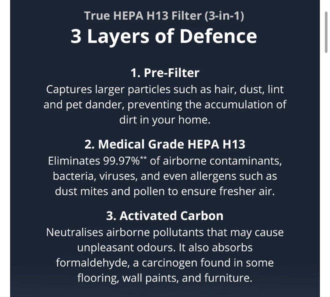 PRISM+ Vortex Smart Air Purifier, TV & Home Appliances, Air Purifiers ...