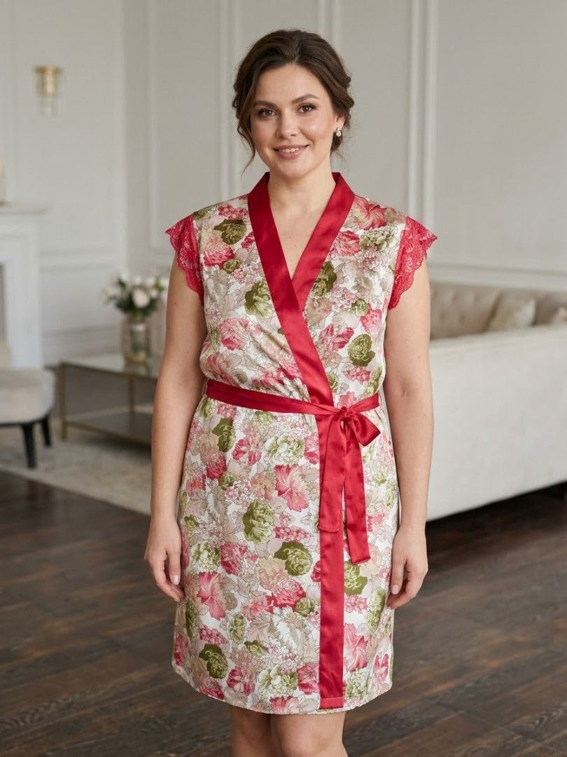 Private Lives Floral Robe (Category: Undergarments & Loungewear) located in Santa Cruz. Submitted by deenem (Listing ID 1470573023, Image 1). Description: Like New😍👌 No flaws👌 L on Tag Can fit M-L Asian.