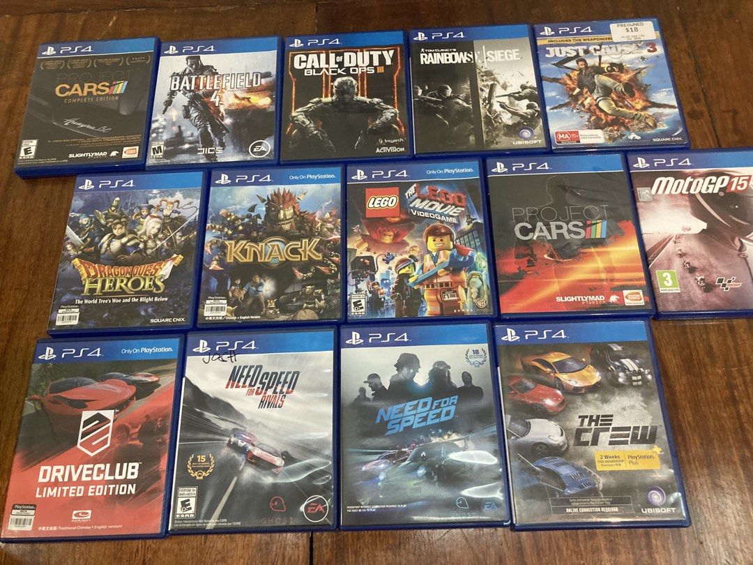 PS4 games (Category: PlayStation) located in Makati City. Submitted by 316toysandmore (Listing ID 1470678606, Image 2). Description: For sale PS4 games bundle (31 games) Selling everything together as a lot 11k.
