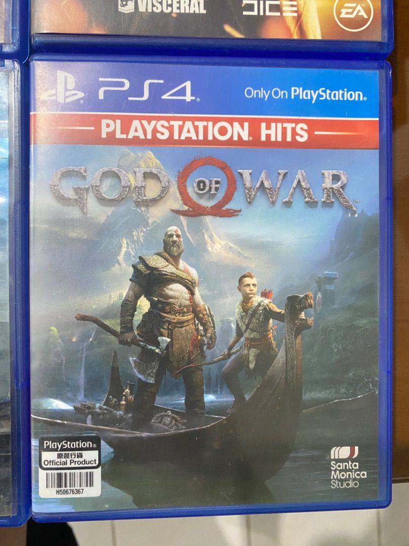 PS4 Games Bundle (Category: PlayStation) located in Mandaluyong City. Submitted by katiermrzzz (Listing ID 1470662658, Image 2). Description: - Bundle of 8 physical PS4 games: God of War (PlayStation Hits), Final Fantasy XV Day One Edition, The Last of Us Remastered, Naruto Shippuden Ultimate Ninja Storm 4 Road to Boruto, and Marvel's Spider-Man, etc. - Includes original standard blue cases with intact cover art - Region-appropriate releases - Pe