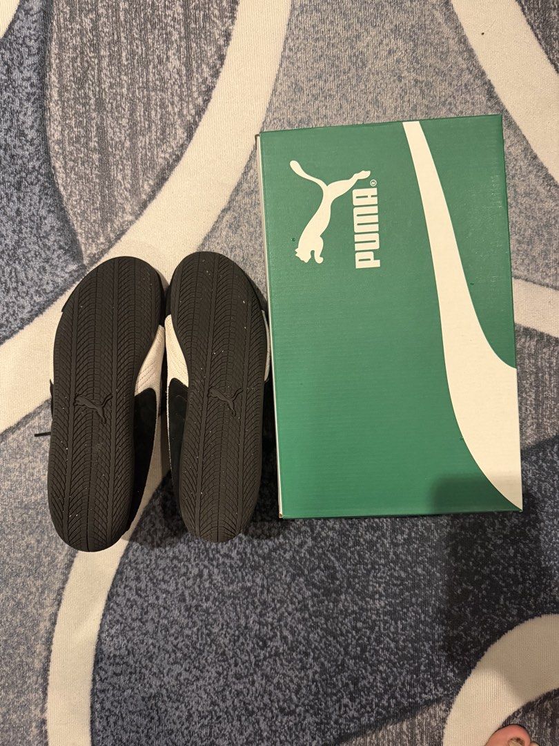 Puma Speedcat OG Black White Sneakers (Category: Sneakers) located in Mandaluyong City. Submitted by eljqp (Listing ID 1470657625, Image 3). Description: Puma Speedcat OG Black White Sneakers - Size: EUR 44 / UK 9.5 / US 10.5 / CM 28.5 - Condition: 9/10, used only 5 times - Includes original Puma shoebox - SF shouldered by buyer.