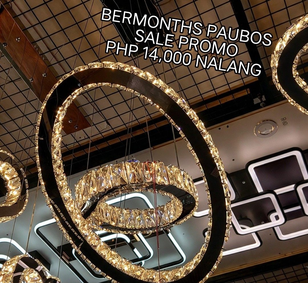 pure crystal hanging drop lamp fixtures (Category: Lighting) located in Antipolo. Submitted by homelightingtrading (Listing ID 1470657040, Image 1). Description: 🎉 PAUBOS BerMonths Promo! Limited stock – grab yours now! #SaleAlert #LimitedStock.