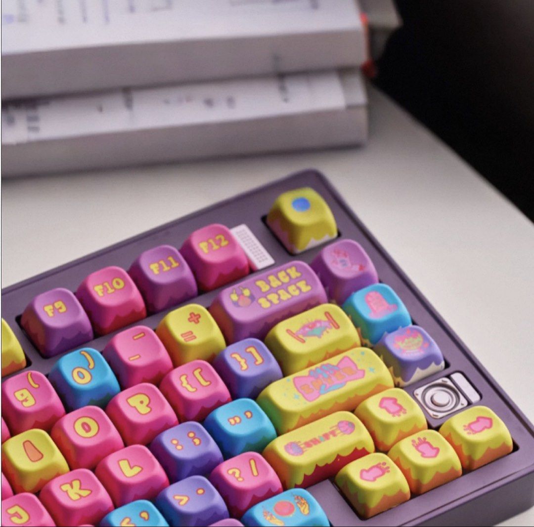 Computer Components Coloring Quirky Graffiti Keycap Set, Computers & Tech, Parts & Accessories ...
