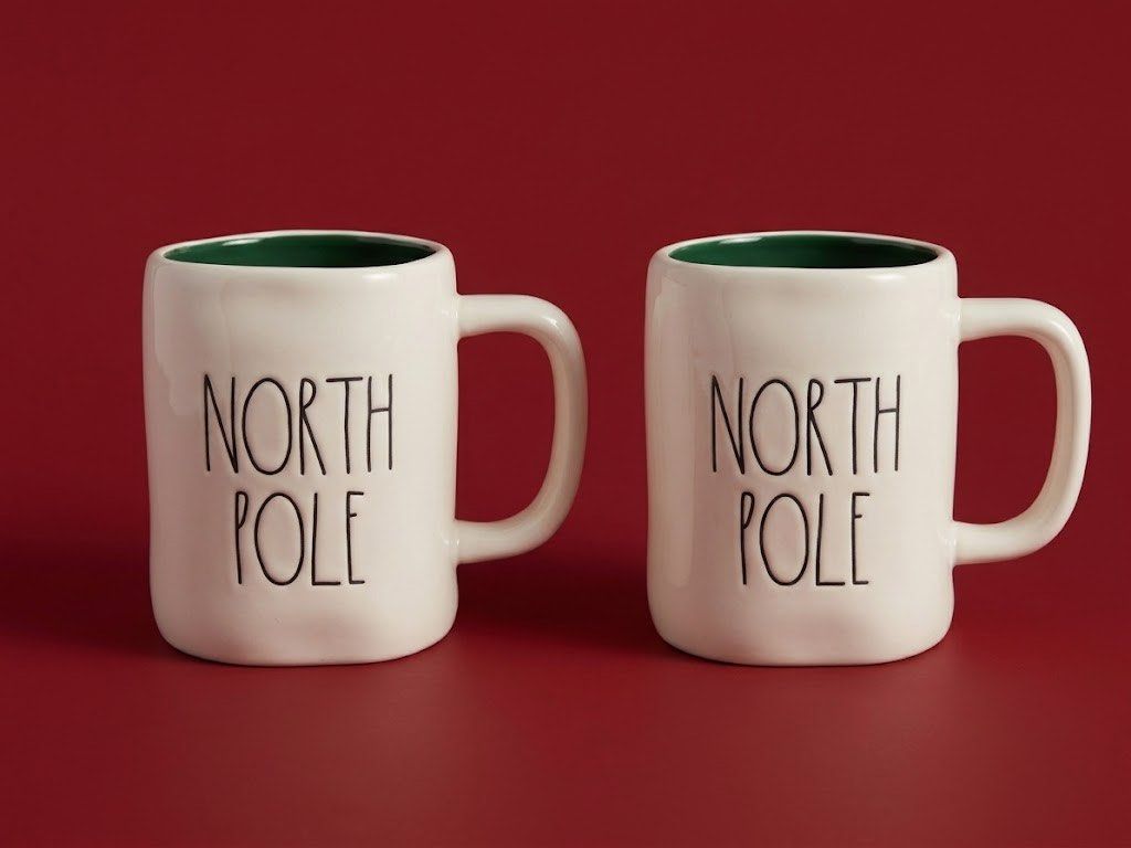 Rae Dunn North Pole Christmas Coffee Mug (Category: Coffee & Tea Tableware) located in Baguio. Submitted by the_general_store (Listing ID 1470572758, Image 1). Description: Rae Dunn North Pole Mugs: height 4.75”, rim 3.25” *2 pieces available **Please note that our products are mall pullouts/factory overruns, so there may be possible minor imperfections. Please manage your expectations. Thank you!.