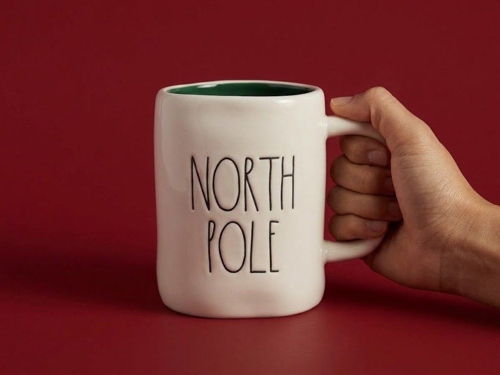 Rae Dunn North Pole Christmas Coffee Mug (Category: Coffee & Tea Tableware) located in Baguio. Submitted by the_general_store (Listing ID 1470572758, Image 2). Description: Rae Dunn North Pole Mugs: height 4.75”, rim 3.25” *2 pieces available **Please note that our products are mall pullouts/factory overruns, so there may be possible minor imperfections. Please manage your expectations. Thank you!.