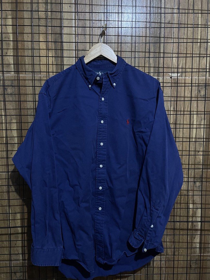 Ralph Lauren Blake button down shirt (Category: Formal Shirts) located in Pateros City. Submitted by toogood.mnl (Listing ID 1470600161, Image 1). Description: Ralph Lauren button down shirt W-25 L-30 No issue Excellent condition .