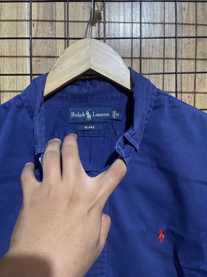 Ralph Lauren Blake button down shirt (Category: Formal Shirts) located in Pateros City. Submitted by toogood.mnl (Listing ID 1470600161, Image 2). Description: Ralph Lauren button down shirt W-25 L-30 No issue Excellent condition .