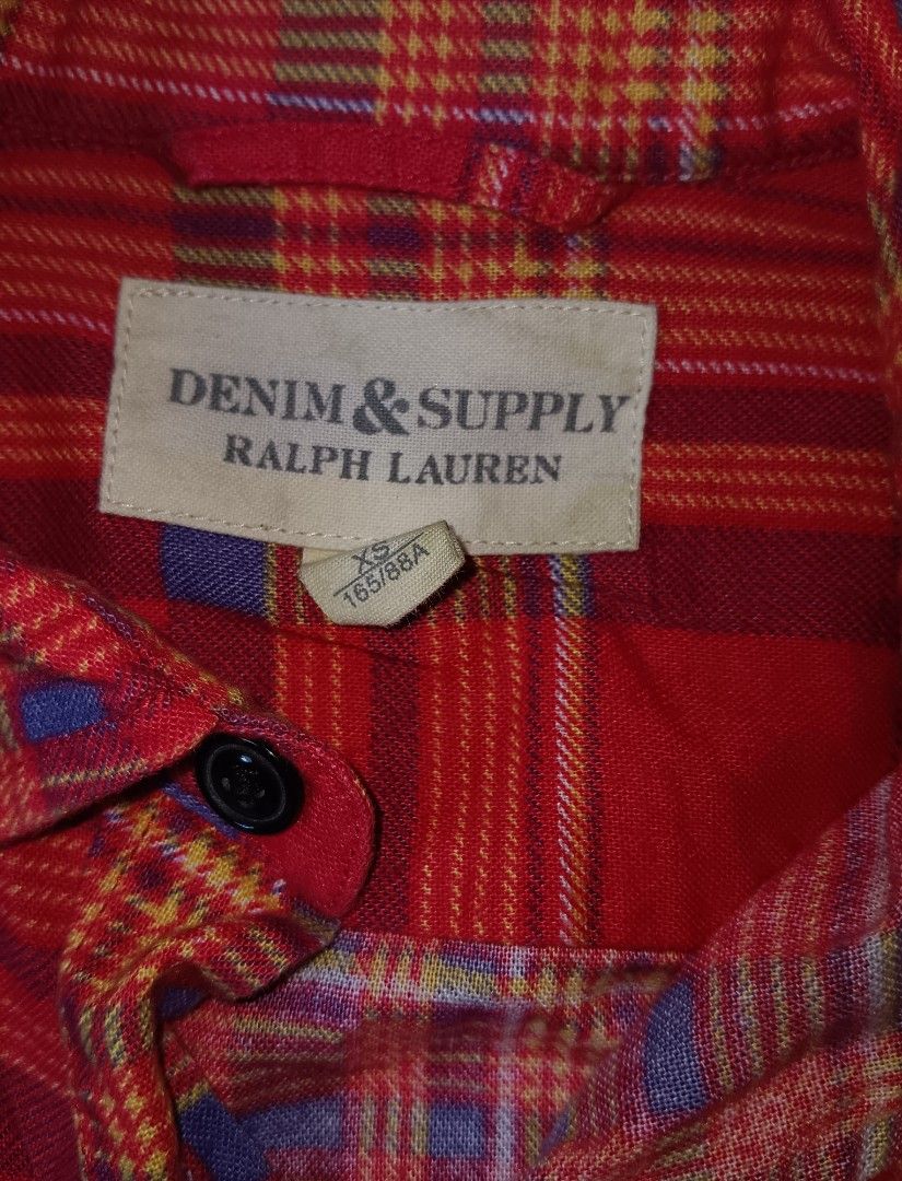 Ralph Lauren Denim & Supply Flannel L/s (Category: Luxury Apparel) located in Davao. Submitted by jecks9 (Listing ID 1470588116, Image 3). Description: size xs on tag width: 19 inch length: 27 inch shoulder: 16 inch sleeves: 26 inch excellent condition 9/10 colorate see photos for details still presentable to wear MAKE OFFER 📌.