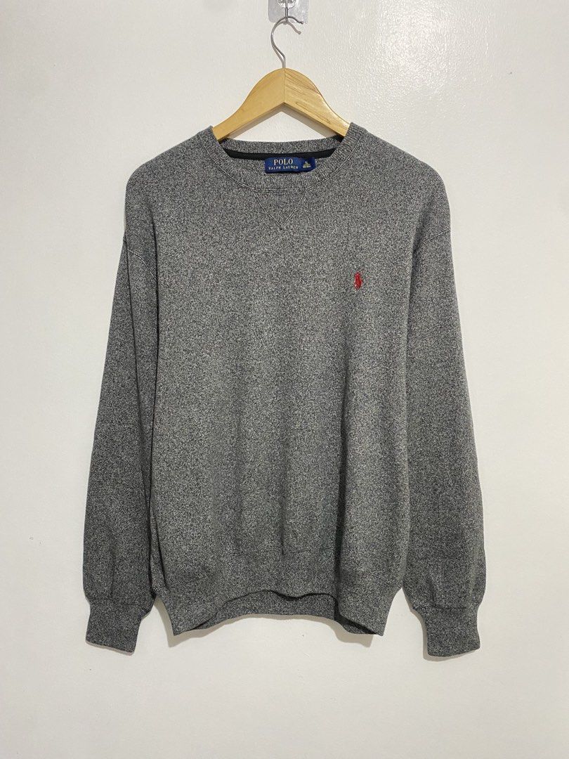 Ralph Lauren Pullover Gray (Category: Hoodies) located in Batangas. Submitted by got.thrift (Listing ID 1470575419, Image 1). Description: W-25 L-28 Like New No Issue.