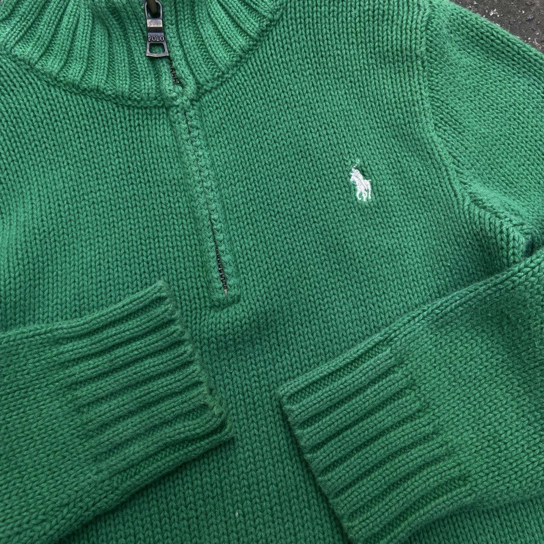 Ralph Lauren Quarter Zip Knit Sweater (Category: Babies & Kids Fashion) located in Angeles City. Submitted by eriellynngotvintage (Listing ID 1470669745, Image 3). Description: 13x17 3T on tag Good Condition. See photo for details 800 Angeles City Pampanga.