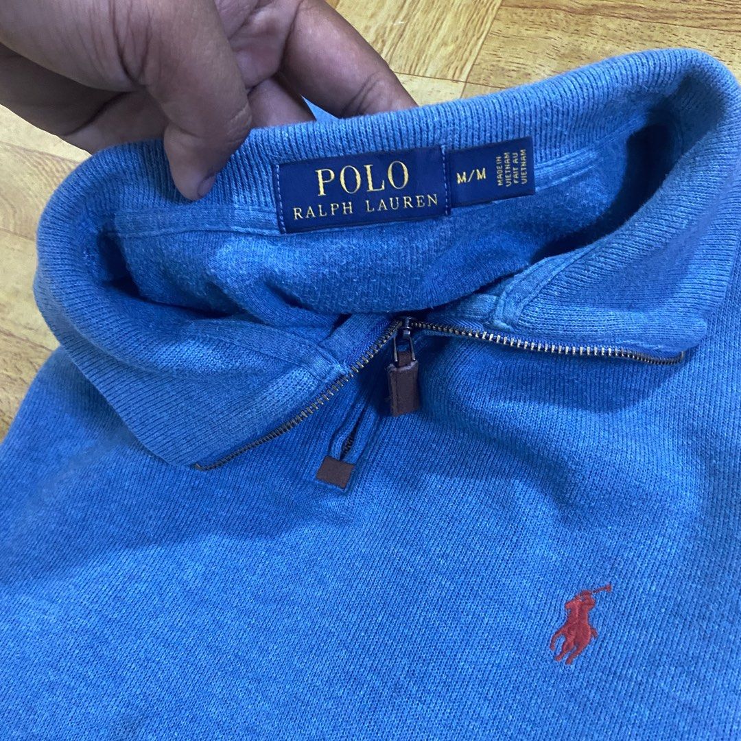 Ralph Laurenz Qzip (Category: Activewear) located in Dasmarinas. Submitted by thrift2gems (Listing ID 1470706870, Image 3). Description: Ralph Lauren Qzip✨ -WIDTH: 21 -LENGTH: 27 -COLOR RATE: 9.3/10 -CONDITION: 9.3/10 -ISSUE: CHECK PICS.
