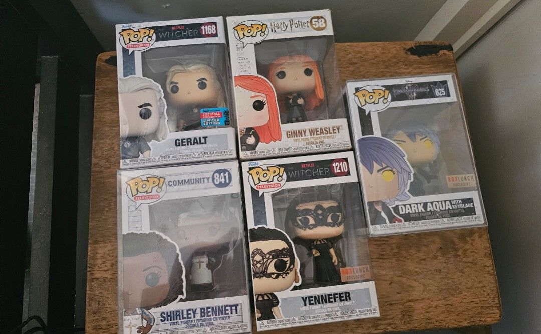Random Funko Lot (Category: Figurines & Statues) located in Quezon City. Submitted by wintercode (Listing ID 1470671933, Image 1). Description: Random funko lot for sale What you see is what you get. bundle only. Clearing space. Important notes Only Dark Aqua has protector Ginny weasley is bad box and OOB Geralt has a creased box The rest box conditions varies from 8-9 CROSSPOSTED Meetups: SM Fairview, SM North, Greenhills Shipping : Lalamove, LB