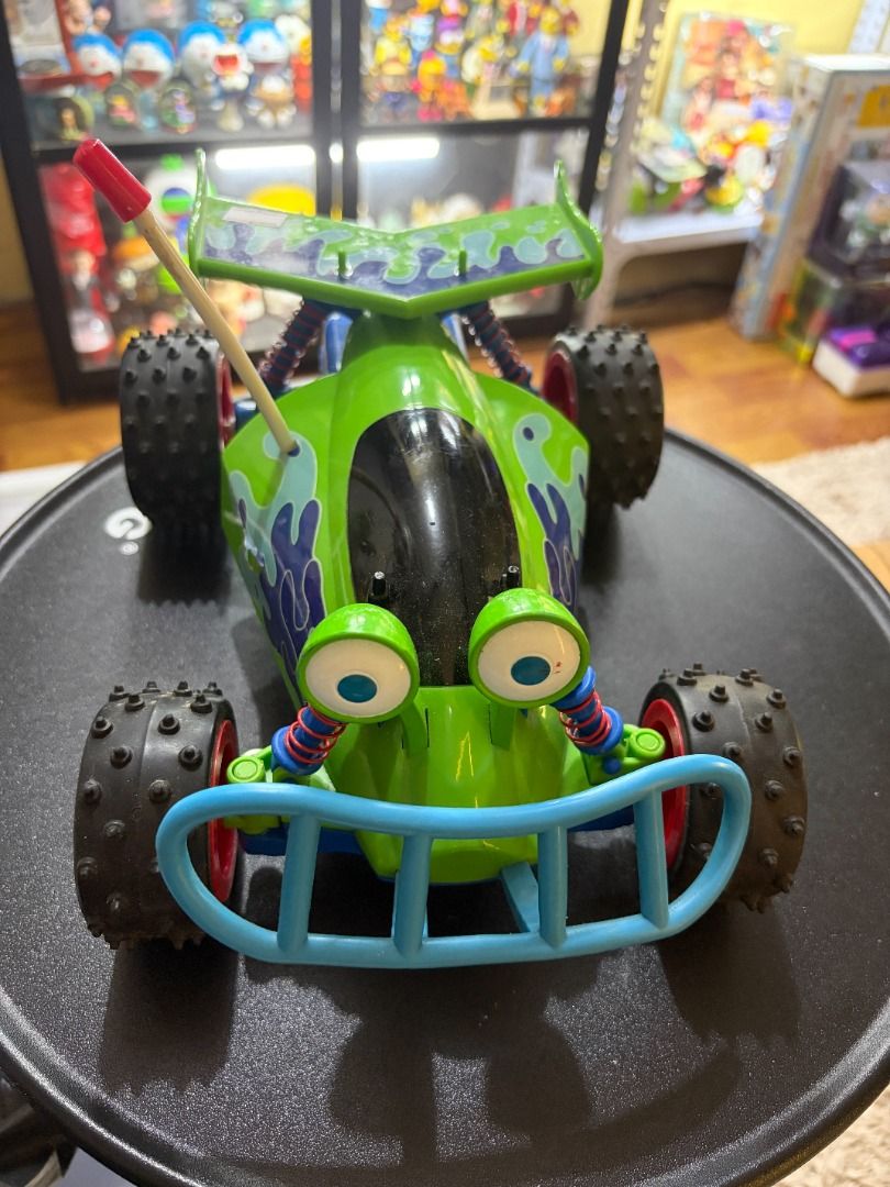 RC Buggy Toy Car – Green | For Display / Collection (Category: Kids Toys) located in Antipolo. Submitted by mfasa1201 (Listing ID 1470596364, Image 1). Description: 🏎️ Cool and unique RC buggy with eye-catching green body, big off-road tires, and fun cartoon-style eyes! Condition: Pre-owned / As pictured ⚠️ UNTESTED – Working condition unknown ❌ NO REMOTE CONTROL INCLUDED ✅ Good for display, collection, or restoration With visible signs of use P
