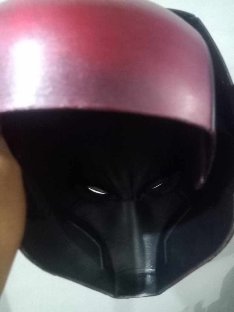 Red hood mask (Category: Figurines & Statues) located in Las Pinas. Submitted by the_recycle_shop (Listing ID 1470682303, Image 2). Description: Adult size good condition.