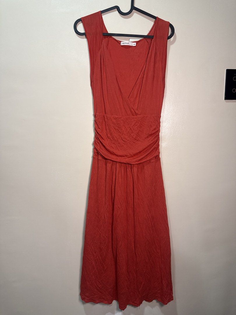 red orange dress (Category: Dresses) located in Quezon City. Submitted by fashionifywardrobe8899 (Listing ID 1470732880, Image 1). Description: .