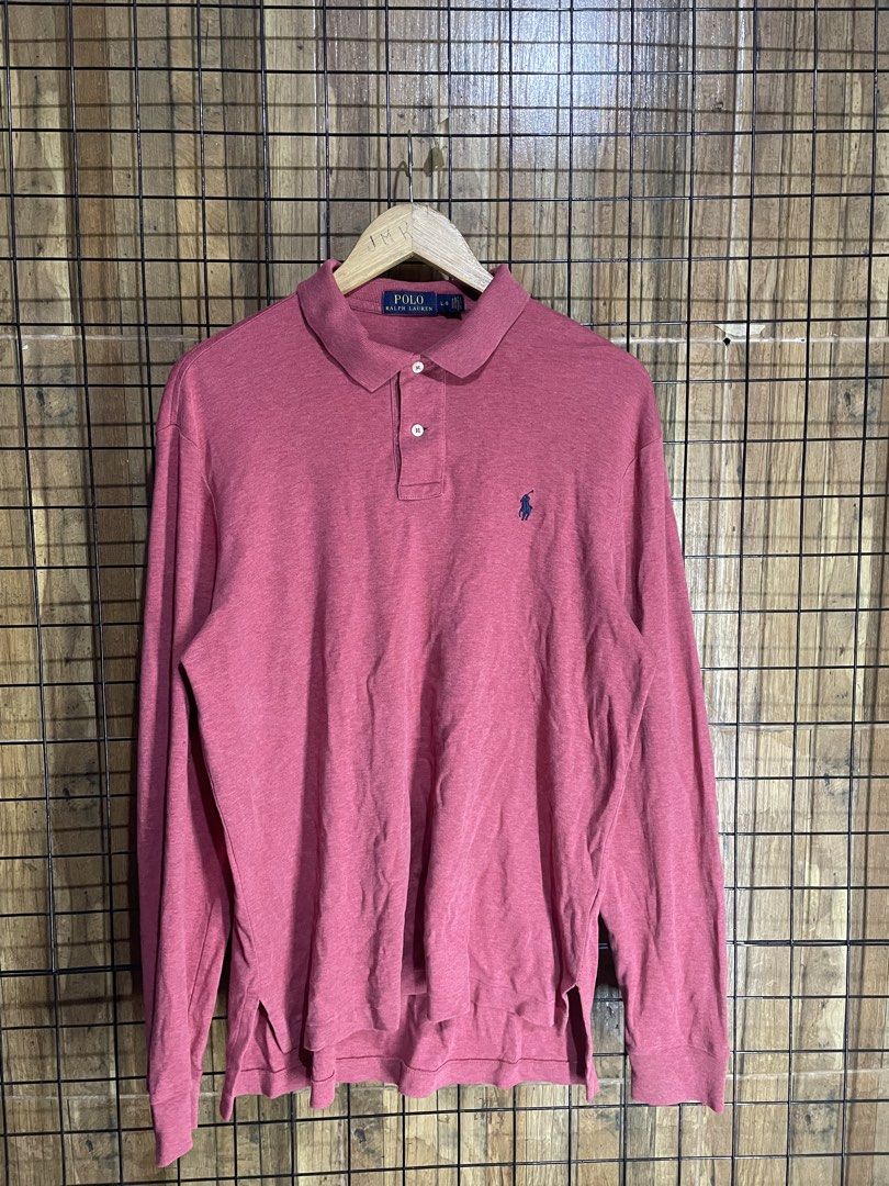 Red Ralph Lauren long sleeve polo (Category: Formal Shirts) located in Pateros City. Submitted by toogood.mnl (Listing ID 1470634367, Image 1). Description: Red Ralph Lauren polo W-23 L-28 No issue Excellent condition .