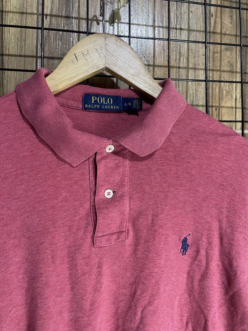 Red Ralph Lauren long sleeve polo (Category: Formal Shirts) located in Pateros City. Submitted by toogood.mnl (Listing ID 1470634367, Image 2). Description: Red Ralph Lauren polo W-23 L-28 No issue Excellent condition .
