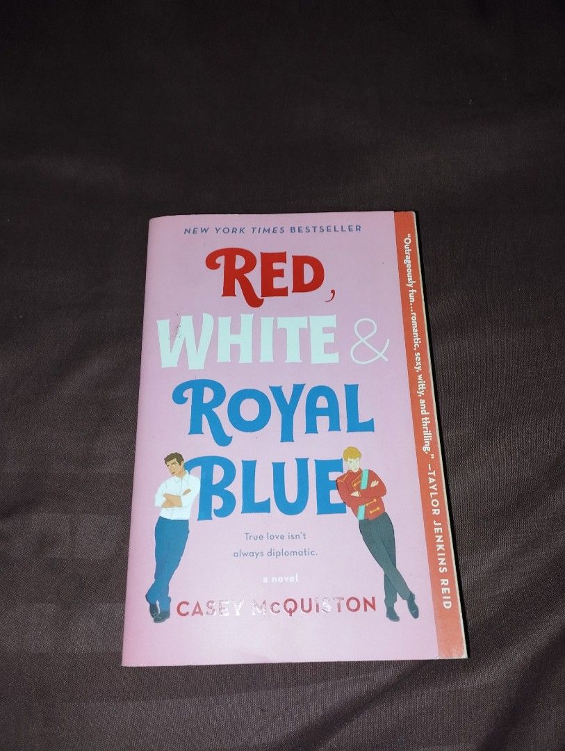 Red, White & Royal Blue by Casey McQuiston (Category: Storybooks) located in Batangas. Submitted by asdfgatha (Listing ID 1470596454, Image 1). Description: 📚 Red, White & Royal Blue by Casey McQuiston •RFS: Unhauling from personal collection for shelf space • Authentic copy from FullyBooked • Very good condition condition with foxing (due to age) and no spine issues • DM for more photos and information! ❤️ MOP: Maribank, GCash MOD: J&T *Buyer s