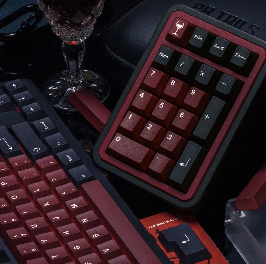 Computer Components Coloring Red Wine Keycap Set, Computers & Tech, Parts & Accessories, Computer ...