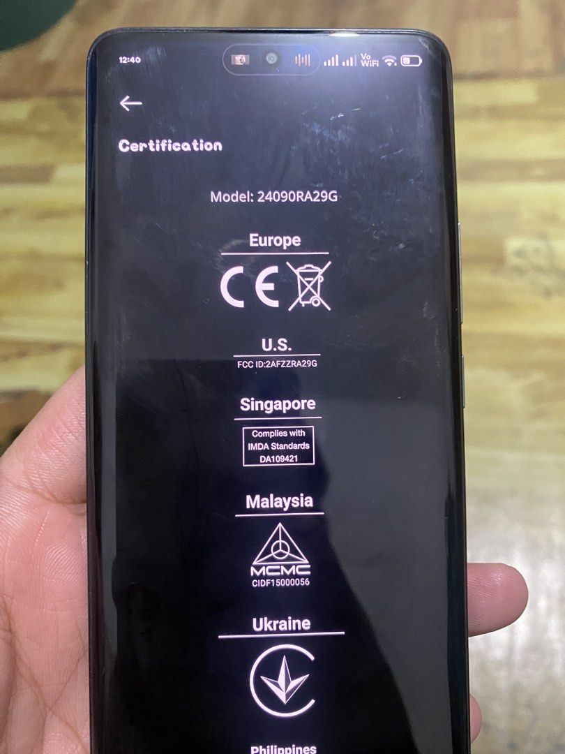 Redmie note 14 pro (Category: Xiaomi) located in Manila. Submitted by knivescari10599 (Listing ID 1470721398, Image 2). Description: Sale redmie note 14 pro 256 with case &cord anker brad .