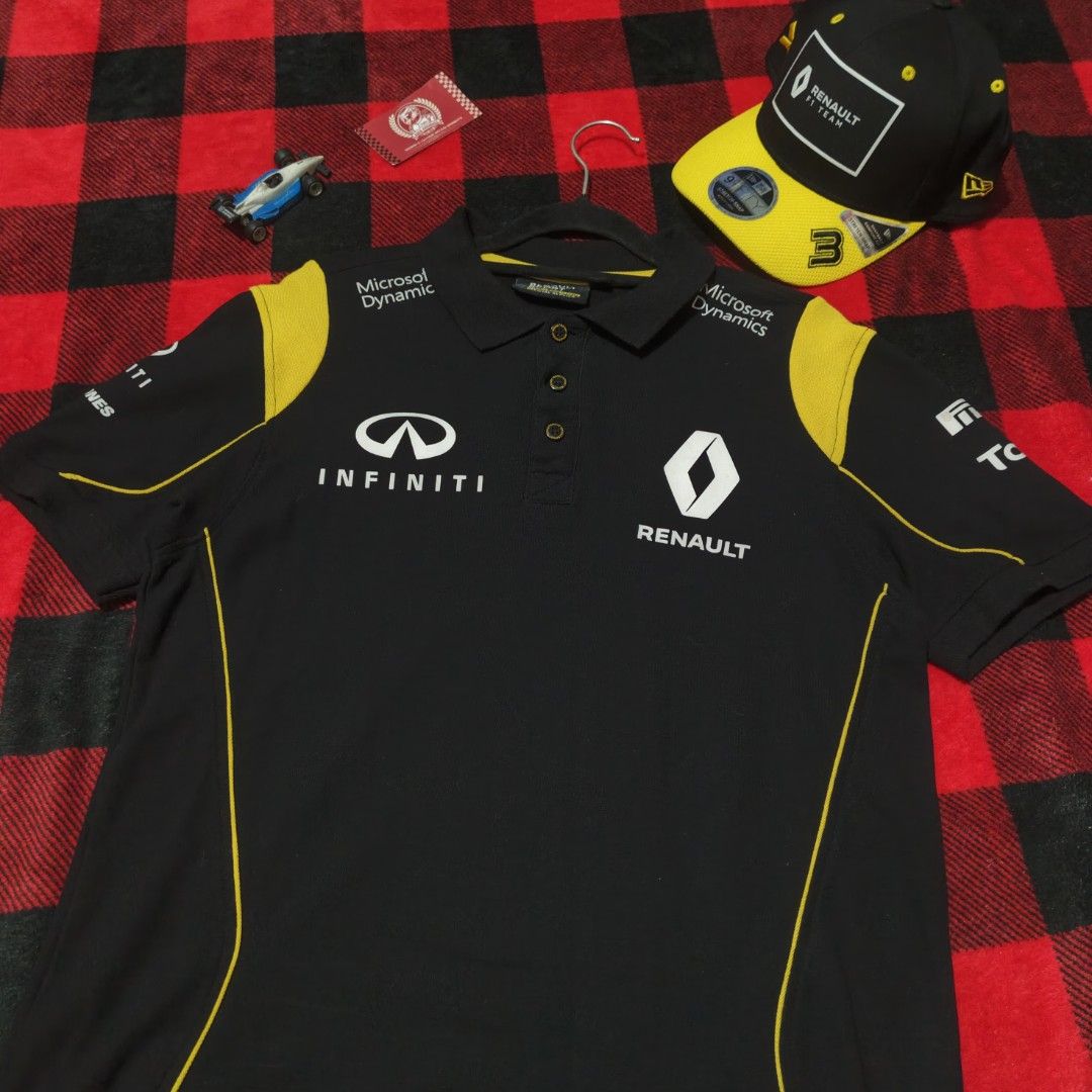 RENAULT F1 TEAM POLOSHIRT (Category: Tshirts & Polo Shirts ) located in Subic. Submitted by racearchives_jep (Listing ID 1470575573, Image 2). Description: 20x27.