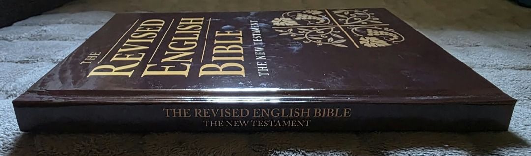Revised English Bible - New Testament (REB-NT) (Category: Religion Books) located in Quezon City. Submitted by marklamsen (Listing ID 1469420381, Image 2). Description: For Sale - The Revised English Bible, The New Testament (REB-NT) In brand new maroon hardbound cover Ideal for use by ministerial/theological students Dimension: 8.5-inch tall by 6-inch wide and 0.75-inch thick For only Php 900 Price excludes shipping/delivery or pick up charges P
