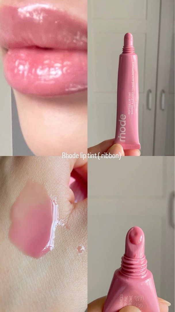 Rhode Peptide Lip Tint - Ribbon (Category: Makeup) located in Pasig City. Submitted by miss_abuelita (Listing ID 1470670672, Image 2). Description: brand new but without box because i bought it from a gift set LIP TINT ONLY NO CHEECK BLUSH INCLUDED NO BOX UNUSED FROM AUSTRALIA.
