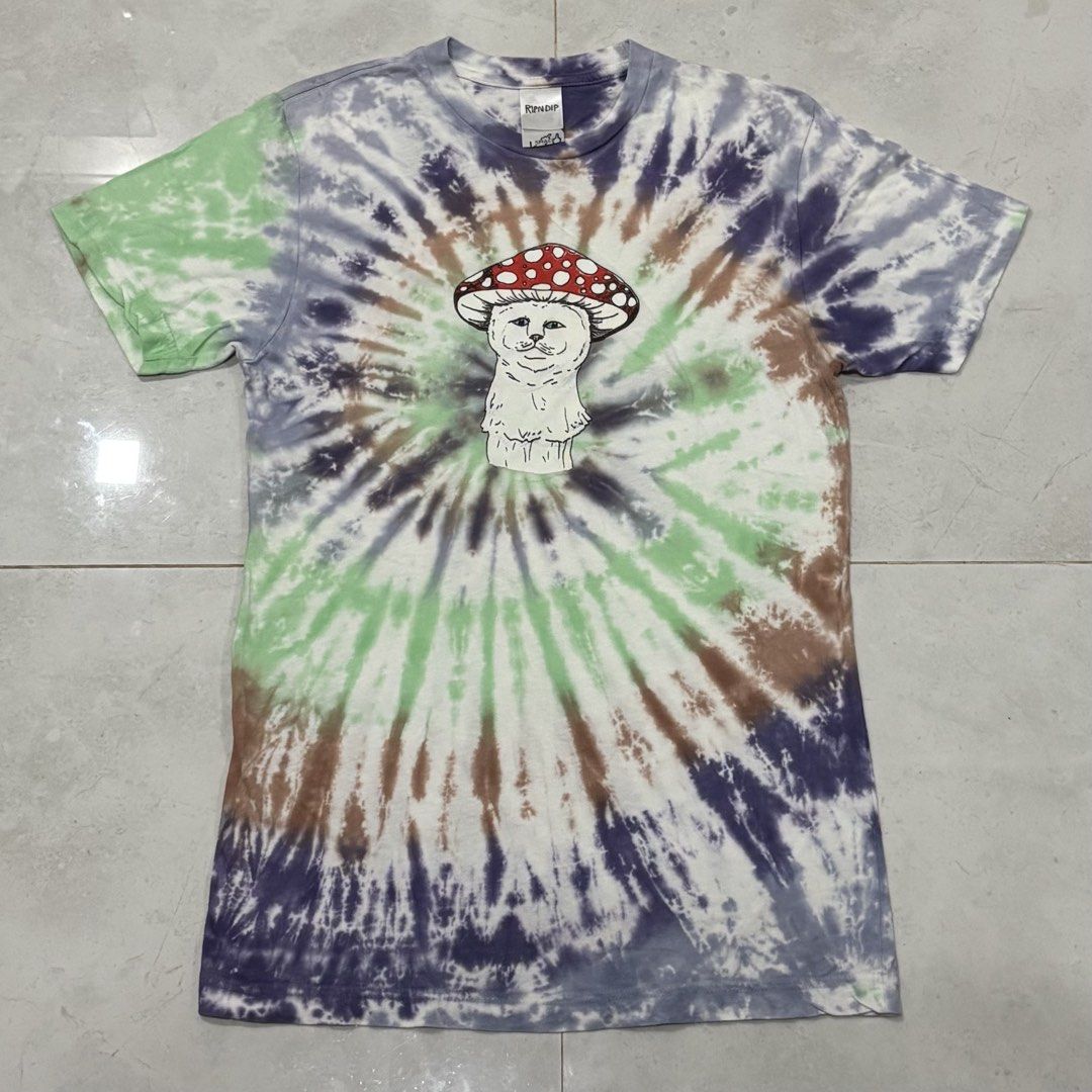 Ripndip nerm cap spiral dye shirt (Category: Tshirts & Polo Shirts ) located in Cebu City. Submitted by florianmiral28 (Listing ID 1470588710, Image 1). Description: Ripndip nerm cap spiral dye shirt Excellent condition Small W 18 L 29.5.