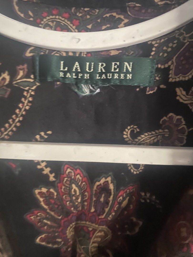 RL PAISLEY TOP PAJAMA (Category: Undergarments & Loungewear) located in Gamu. Submitted by preloved.29 (Listing ID 1470566335, Image 3). Description: ❤️ PRELOVED ITEMS❤️ WYSIWYG 👀 ☑️no rush shipping ☑️payment thru gcash.