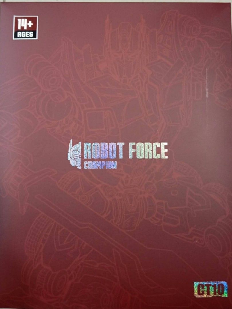 Robot Force Champion CT-10 Optimus Prime (Category: Figurines & Statues) located in Manila. Submitted by mauchan00000303 (Listing ID 1470642265, Image 1). Description: - Robot Force Champion CT10 collectible action figure - Smoothly transforms from robot mode into a detailed semi-truck with cool flame decals - Includes interchangeable blasters, multiple swords, and various accessories for display - Features dynamic character illustration on the b