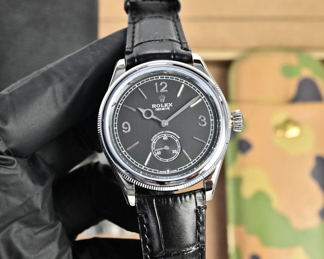 Rolex 1908 Dress Watch Multiple Dial Colors Available (Category: Luxury Watches) located in Mandaluyong City. Submitted by grandfalcon-10f0a8 (Listing ID 1470686808, Image 3). Description: Rolex Cellini two-and-a-half-hand Rolex Eternal 1908 model m52508-0006 small seconds watch WN2 watch size: 39×11mm, featuring an exclusively customized automatic mechanical movement, precise and stable timekeeping, paired with Italian calf leather, double-fold 