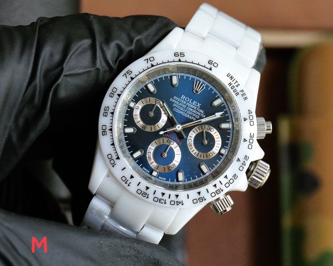 Rolex Daytona series(Custom-made） (Category: Men's Watches) located in Malabon City. Submitted by quickdog-7d486e (Listing ID 1470685405, Image 3). Description: Rolex Daytona Series, Ceramic Case, 43mm, Sapphire Crystal, Japanese Multi-Function Quartz Movement, Ceramic Strap In stock (from China).