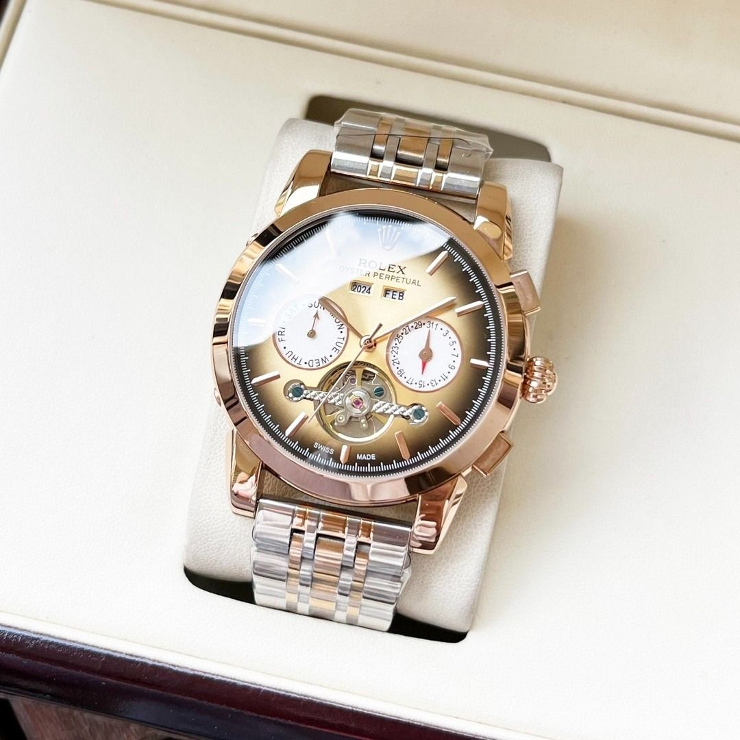 Rolex Oyster Perpetual Automatic Watch Multiple Colors Available (Category: Luxury Watches) located in Makati City. Submitted by keenstar-c35f66 (Listing ID 1470687555, Image 2). Description: 【Fashion Classic, Elegant and Exquisite】Rolex Men's Watch, Automatic Mechanical Movement, Mineral Crystal, 316L Stainless Steel Case, Stainless Steel Bracelet, Simple and Dignified, Essential for Business. Dimensions: Diameter 42mm, Thickness 12mm In stock (