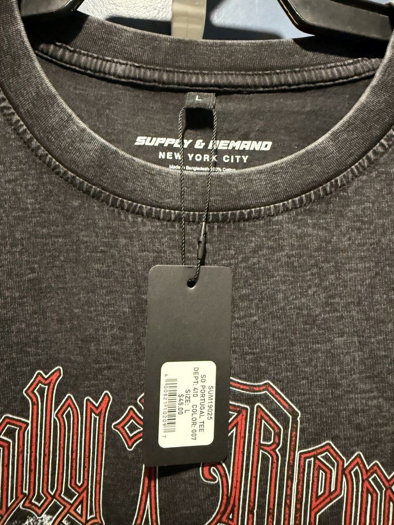 Ronaldo Supply & Demand Shirt (Category: Tshirts & Polo Shirts ) located in Imus. Submitted by crisologoivan (Listing ID 1470594151, Image 2). Description: Ronald Supply & Demand New York Shirt Oversized Large 25 x 32 I’ve got 5 pieces Take all for 1,500 350 PHP each.
