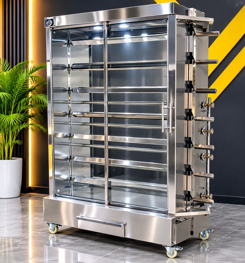 Rotisserie machine (Category: Looking For) located in Manila. Submitted by grillermachinestation (Listing ID 1470601552, Image 2). Description: 🔥 TURN YOUR CHICKEN BUSINESS INTO A MONEY MAKER! 🔥 Introducing our Turkish Style Rotisserie Machine — perfect for lechon manok, roasted chicken, shawarma shops, restaurants, food stalls, supermarkets and commissaries! 🍗🔥 0*9*9*1*8*3*3*5*1*0*0 🍗SMALL — 20 pcs Chicken | 5 Rods ₱.85k negotiate 🍗 MEDIUM