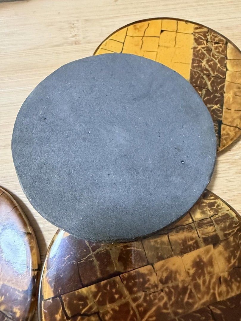 Round Coaster Set of 6 (Category: Other Kitchenware & Tableware) located in Quezon City. Submitted by gchua888 (Listing ID 1470620683, Image 3). Description: Dark Round Coaster Set of 6 ₱200 Location: QC RFS: Decluttering Mode of payment: Gcash or BDO only No meetups. No bogus buyers and joy reservers. No cancellation of confirmed orders. No return, no exchange. .
