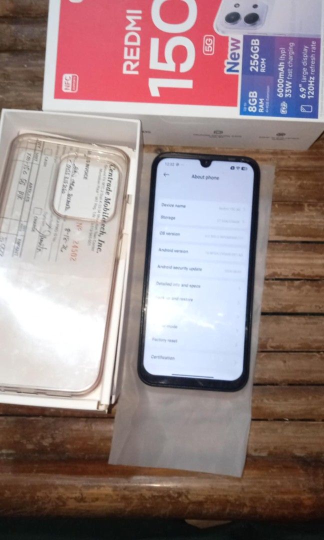 Rush Redmi 15 C 5G 256 GB (Category: Xiaomi) located in Rizal. Submitted by jherwinguirhem (Listing ID 1470693780, Image 1). Description: REDMI 15C 5G 8RAM 256GB 6000MAH NO ISSUE NO HISTORY REPAIR SMOOTH SEMI COMPLETE UNIT CASE bagong bago with receipt and original box pa.