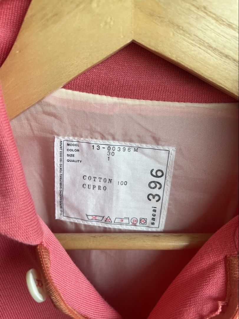SACAI - PANEL KNIT COLLARED CARDIGAN (Category: Coats, Jackets and Outerwear) located in Bacolod City. Submitted by timelessbyjosh (Listing ID 1470699154, Image 3). Description: BEST FOR CASUAL & COZY OUTFITS SIZE : 1 ACTUAL COLOR : PINK & BEIGE COLOR RATE : 10 OUT OF 10 CONDITION : NEAR NEW MATERIAL : 100 % COTTON & 100 % CUPRO MADE IN : CHINA FLAWS : NONE DIMENSIONS LENGTH - 25 WIDTH ( ARMPIT TO ARMPIT ) - 19. 5 SHOULDER TO SHOULDER - 18. 5 SLE