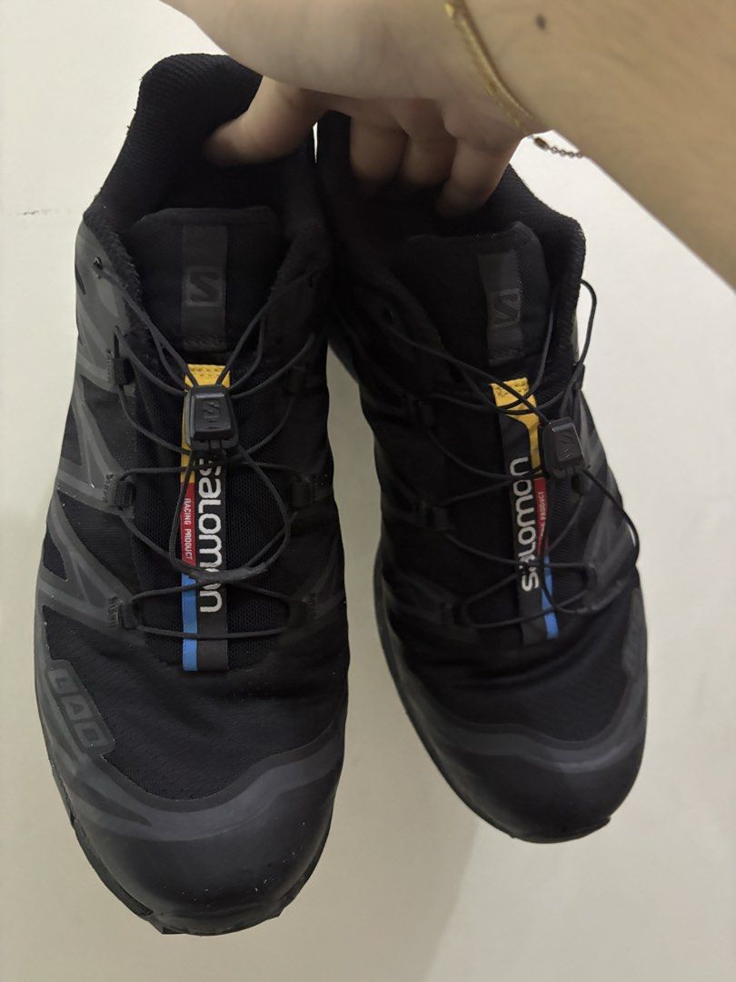 Salomon xt6 (Category: Sneakers) located in Manila. Submitted by suigeneris57 (Listing ID 1470616730, Image 2). Description: Salomon xt6 triple black Size: US M12 Negotiable With box only Rfs: nagsawa na sa color.