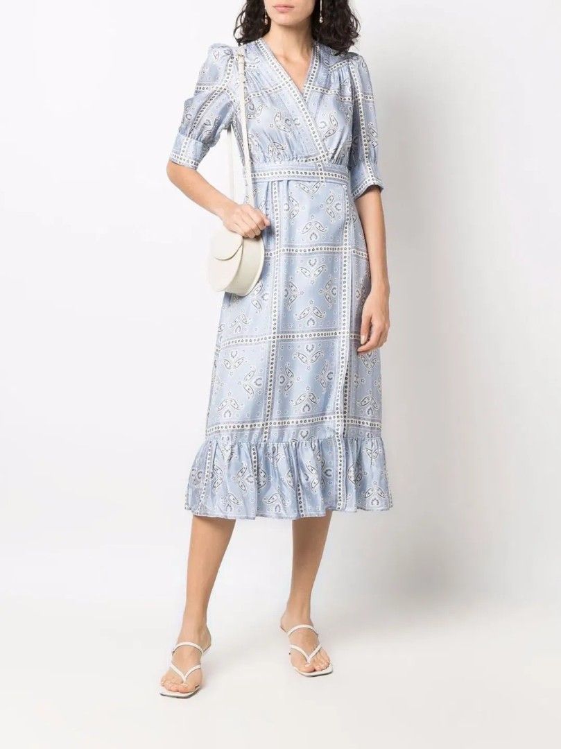 Sandro Wrap Dress in Sky Blue (Category: Dresses) located in Pagudpud. Submitted by altheacee063978 (Listing ID 1470568909, Image 1). Description: .