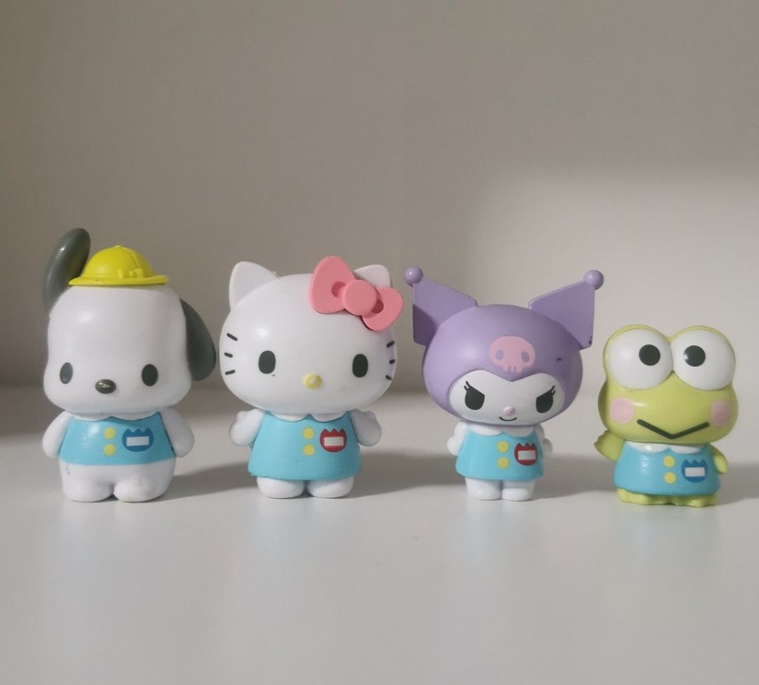 Making A Character Discription Sanrio Character Figures Set Pochacco Hello Kitty Kuromi Keroppi, Toys ...