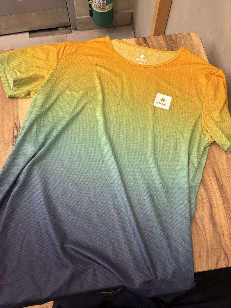 Saysky running shirt (Category: Tshirts & Polo Shirts ) located in Manila. Submitted by Caps4everyone (Listing ID 1470611805, Image 1). Description: For sale Size medium Price 1,500 Loc: caloocan Ship: lbc and lalamove Pm for sure buyer only.