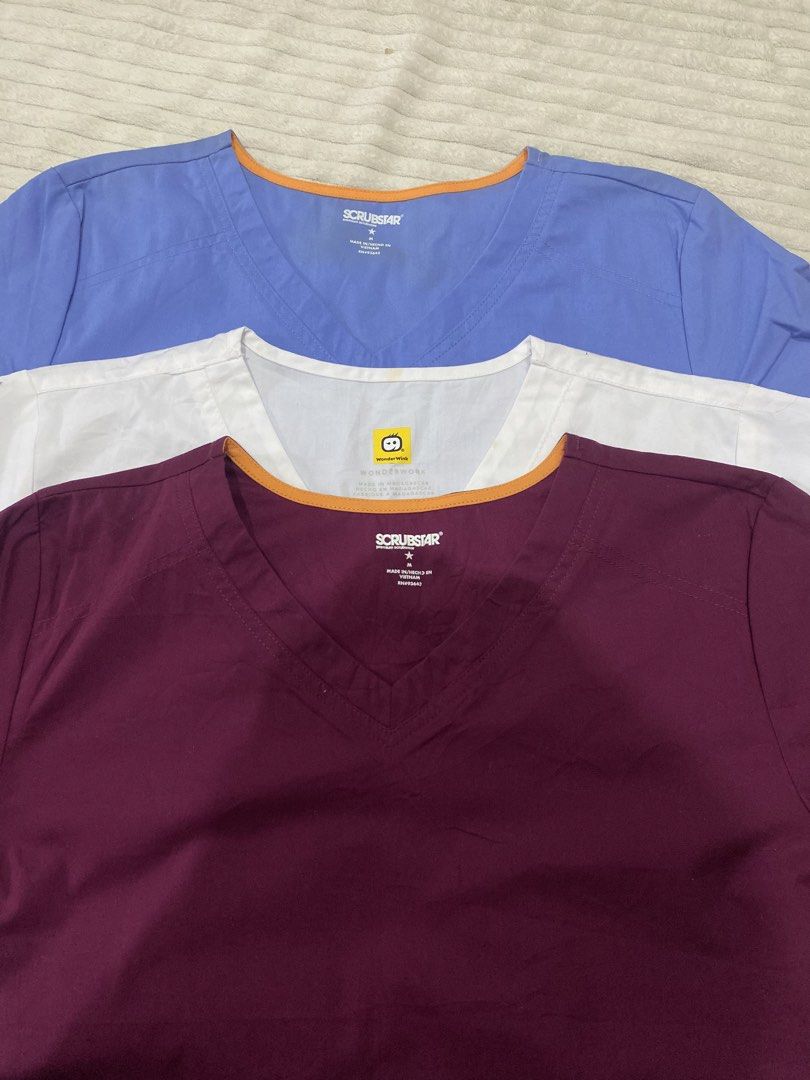 Scrub top womens Medium (Category: Activewear) located in Tanza. Submitted by 9th.street.thrift (Listing ID 1470596805, Image 2). Description: Scrub top womens Good as new No issue All Medium 21.5x27.5 3 for 500+sf fixed price.