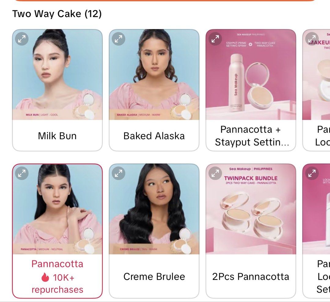 SEA MAKEUP setting spray & blurring powder (Category: Makeup) located in Taguig. Submitted by ella_cat01 (Listing ID 1470626696, Image 3). Description: orig price 600+ brand new, sealed, setting spray & blurring powder.